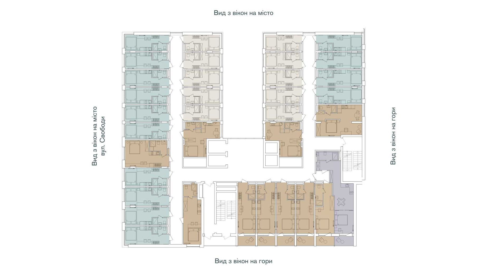 Планировка апартаментов в Апарт-комплекс Smart Hill 13.1 м², фото 635361