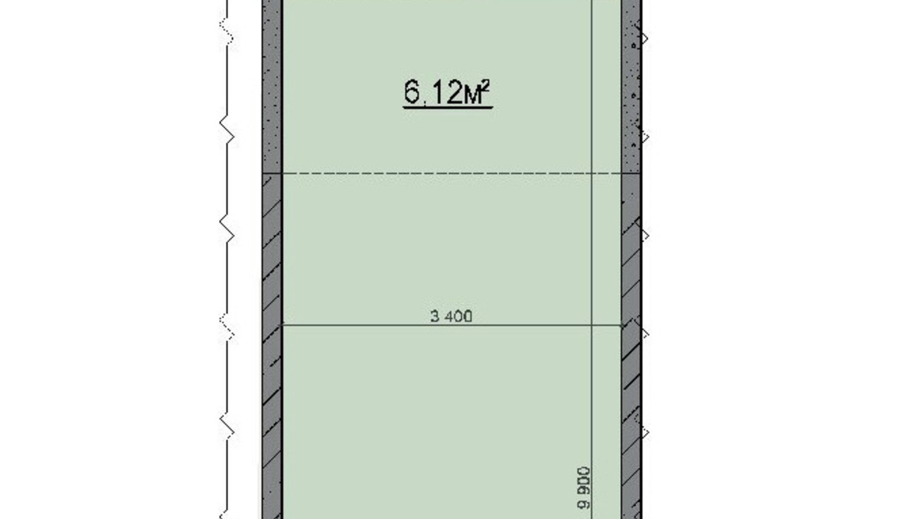 Планування торгової площі в ЖК Smart 50.04 м², фото 639230
