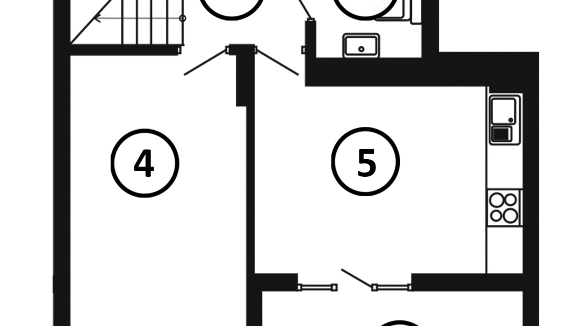 Планировка 3-комнатной квартиры в ЖК Национальный 102.67 м², фото 645434