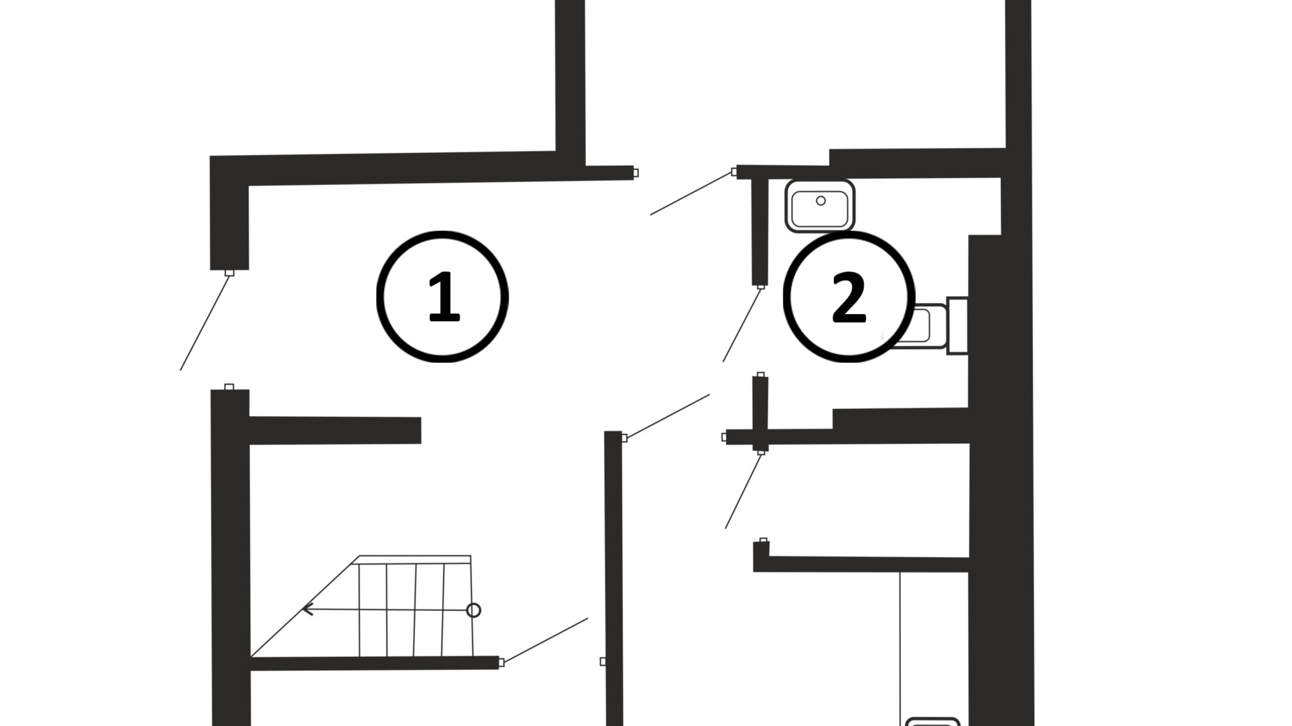 Планировка 4-комнатной квартиры в ЖК Национальный 116.22 м², фото 645437