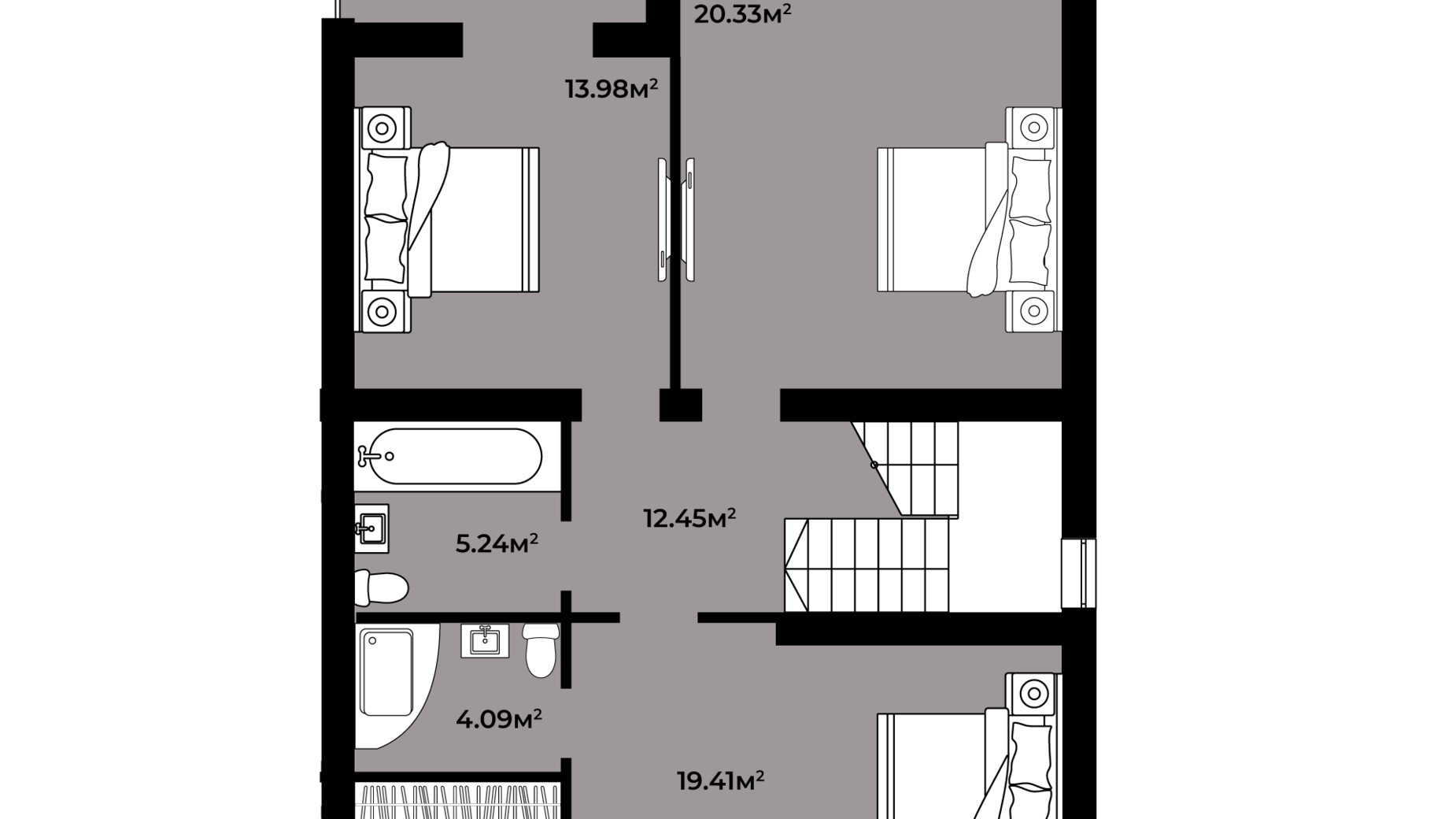 Планування котеджу в КМ Continent Home 151 м², фото 646576