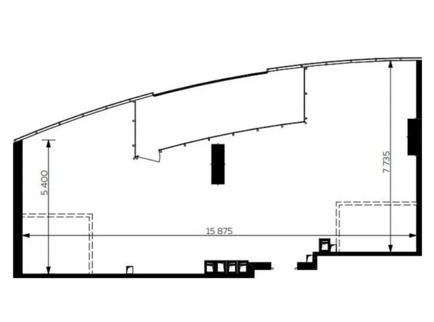 ЖК Nver: планування 1-кімнатної квартири 102.23 м²