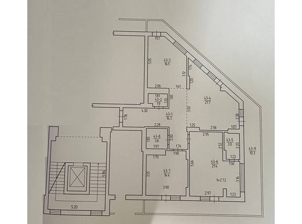 ЖК Світанок: планування 3-кімнатної квартири 109 м²