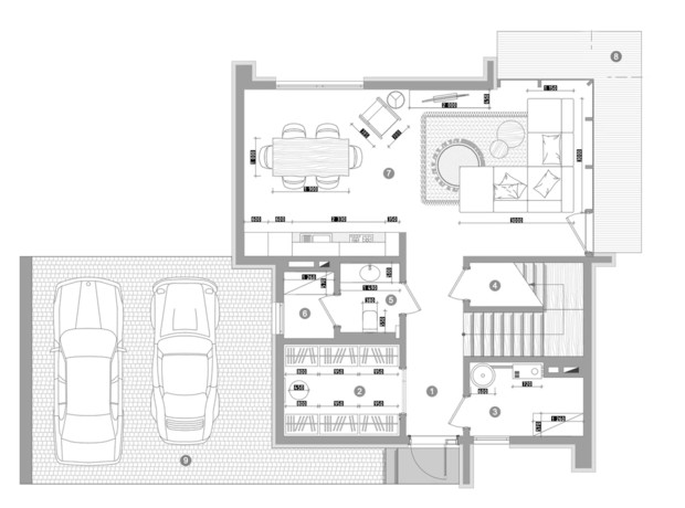 КМ Shana.Village: планування 3-кімнатної квартири 165.78 м²