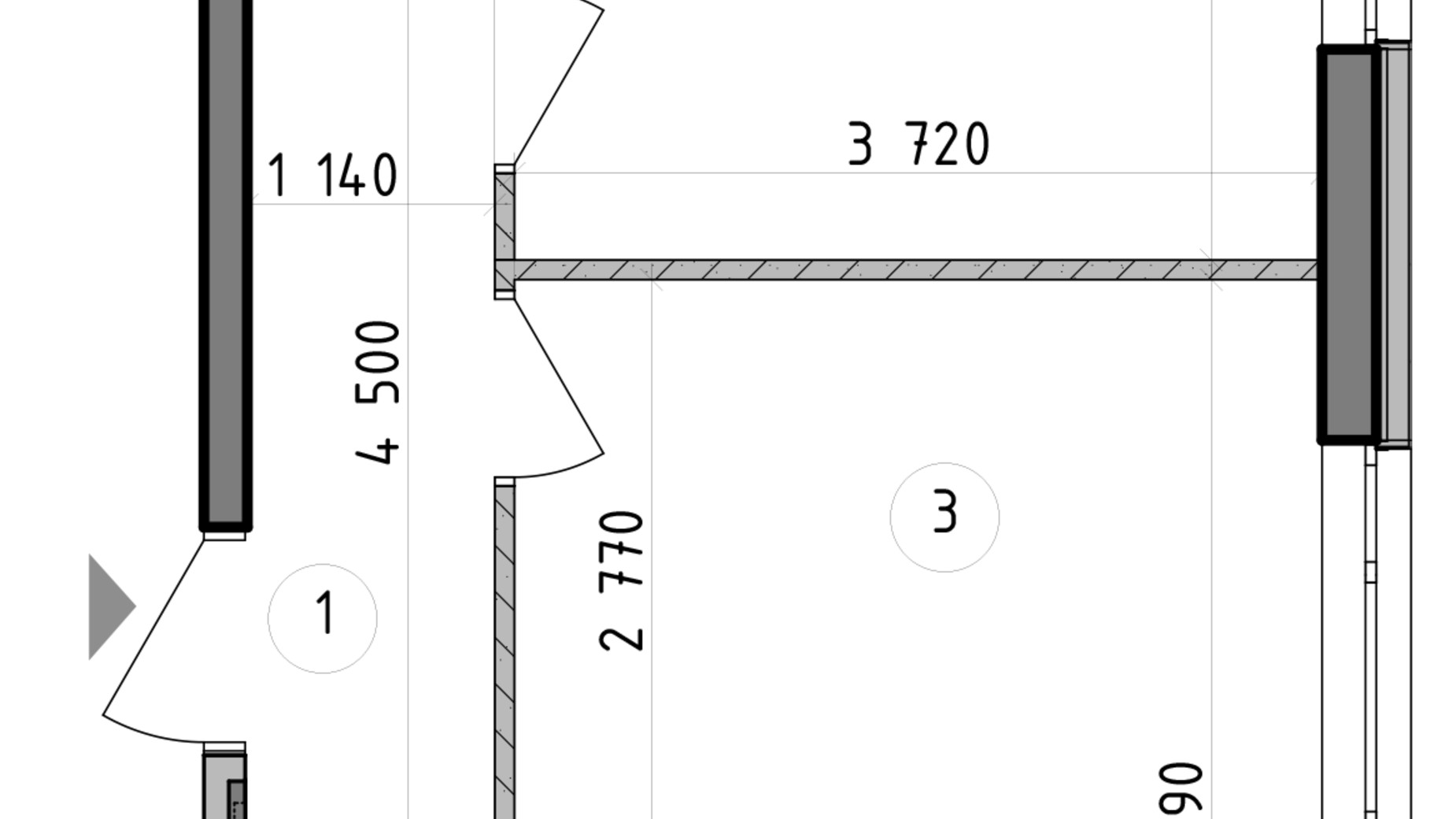 Планування 1-кімнатної квартири в ЖК Оптимісто 36.26 м², фото 650063