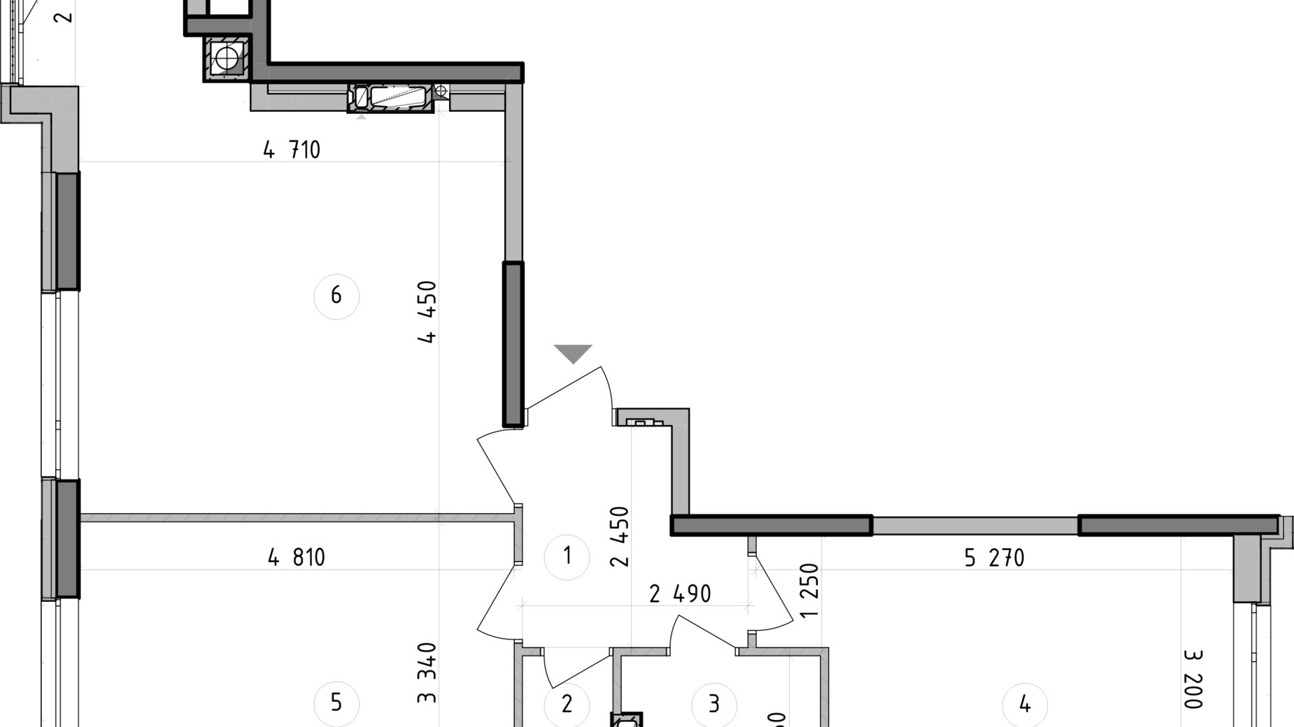 Планування 2-кімнатної квартири в ЖК Оптимісто 67.7 м², фото 650064