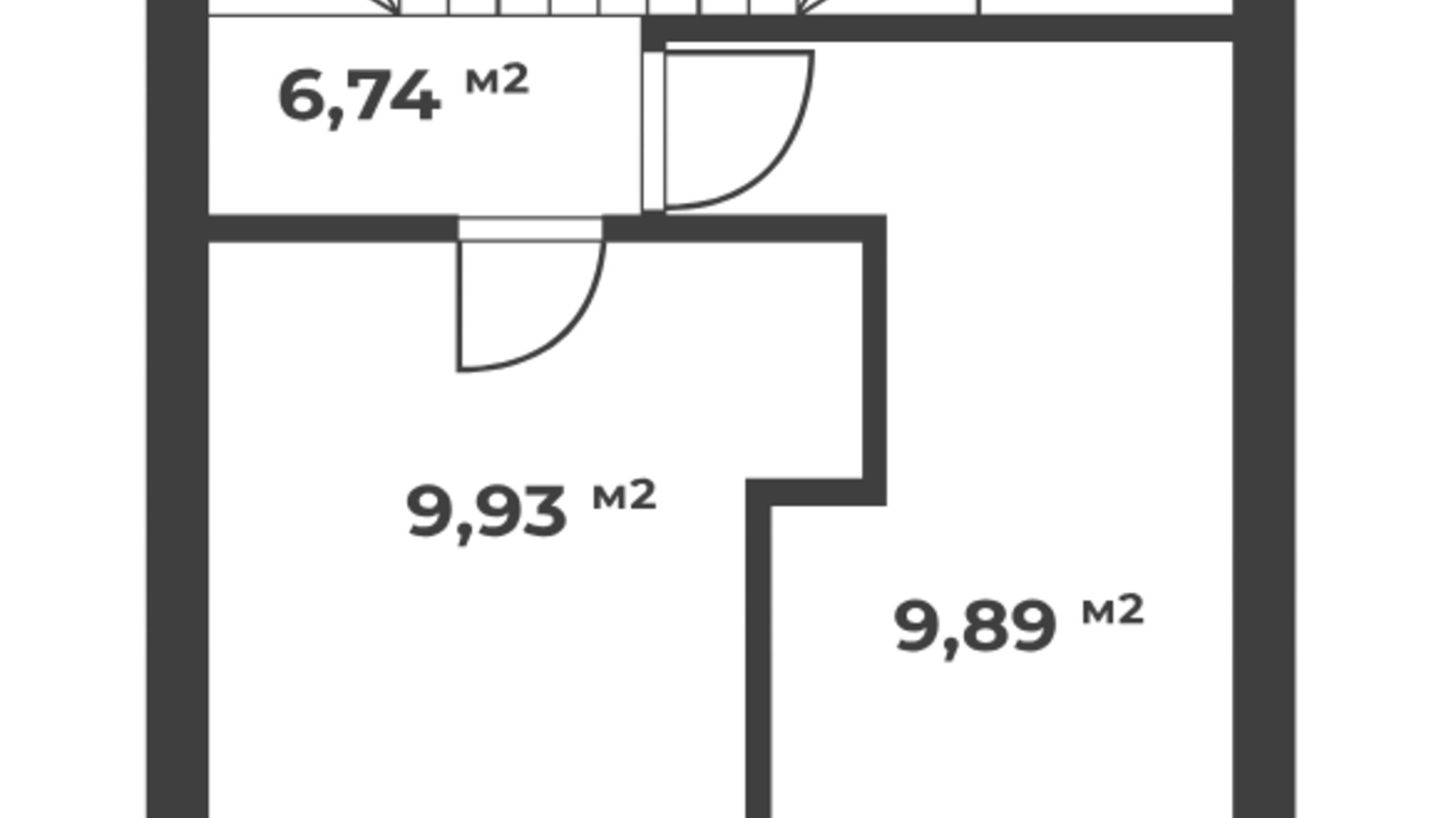 Планировка таунхауса в ЖК Aura Park 55.28 м², фото 651013