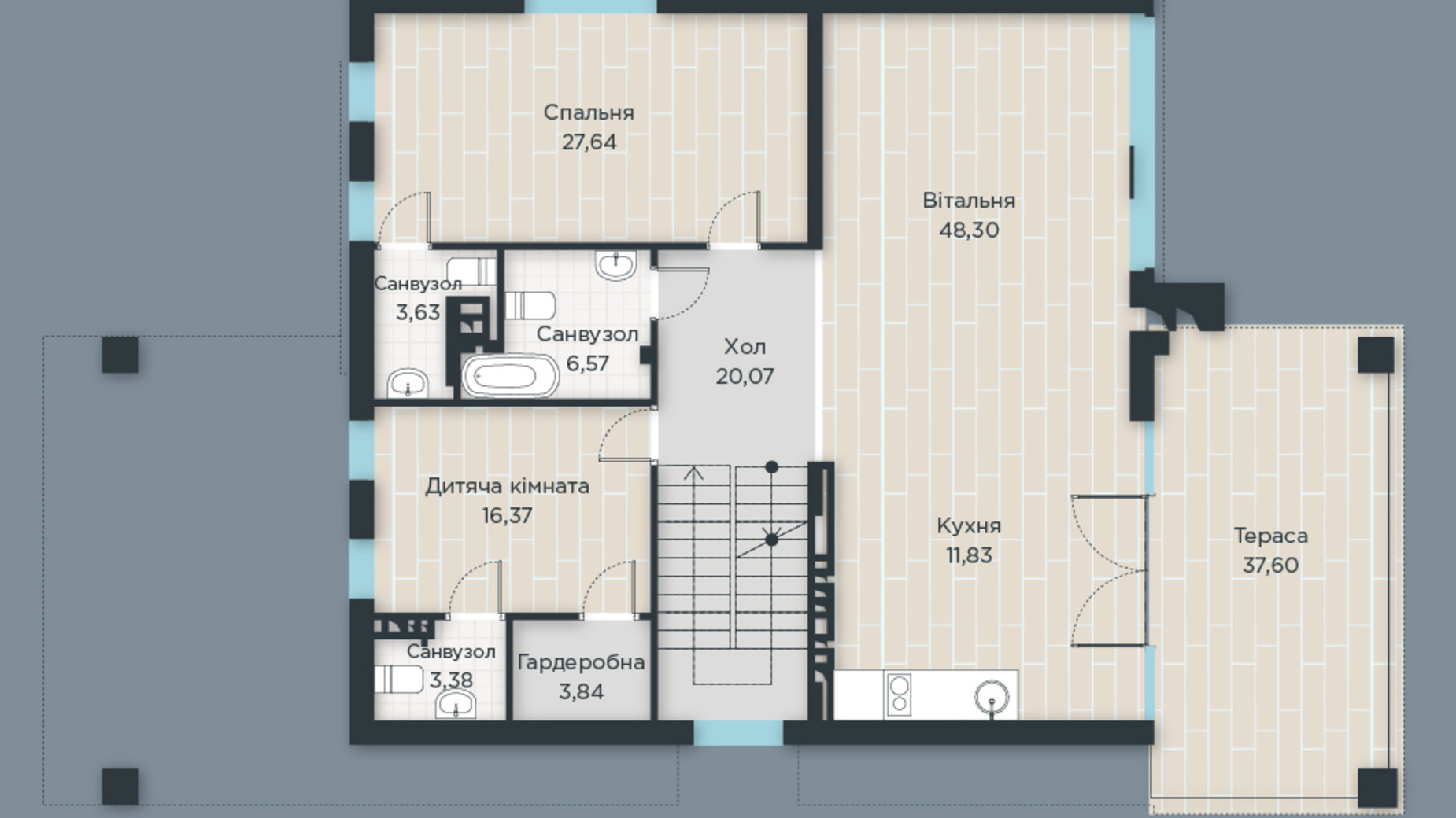 Планування котеджу в КМ Inwood 431.97 м², фото 651410