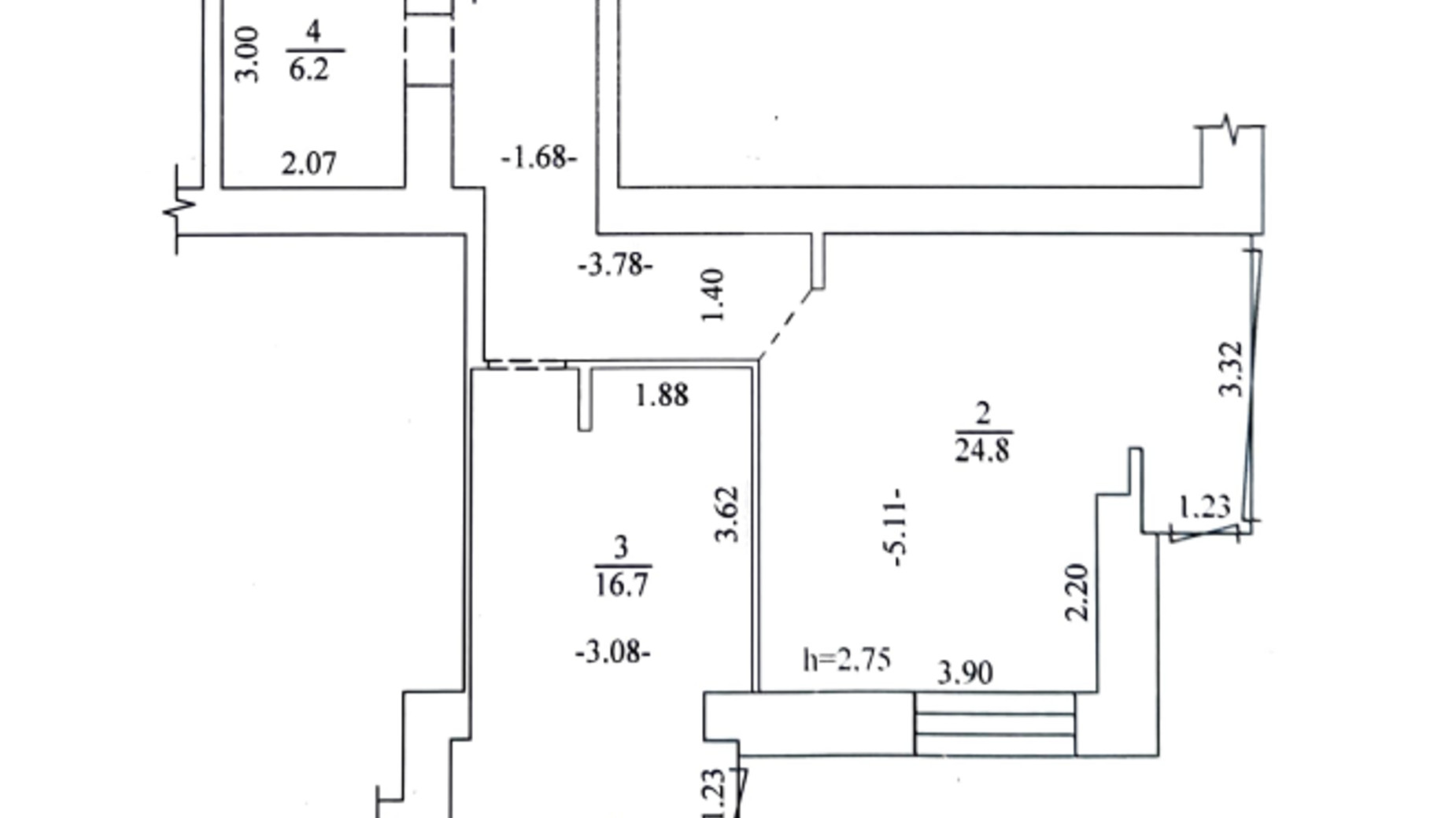 Планування 1-кімнатної квартири в ЖК Oasis 67 м², фото 657771