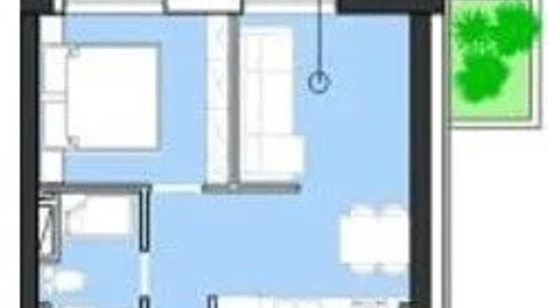 Планировка 1-комнатной квартиры в ЖК Borgo Verde 40.81 м², фото 658129