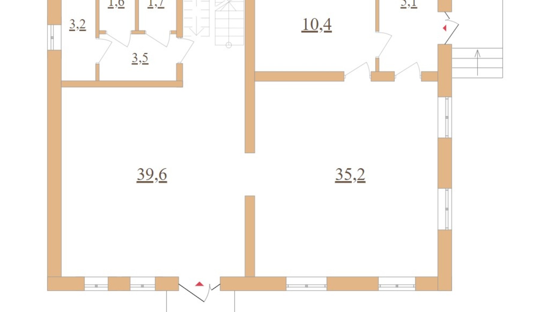 Планування таунхауса в Таунхаус Desna Residence-2 201 м², фото 659822