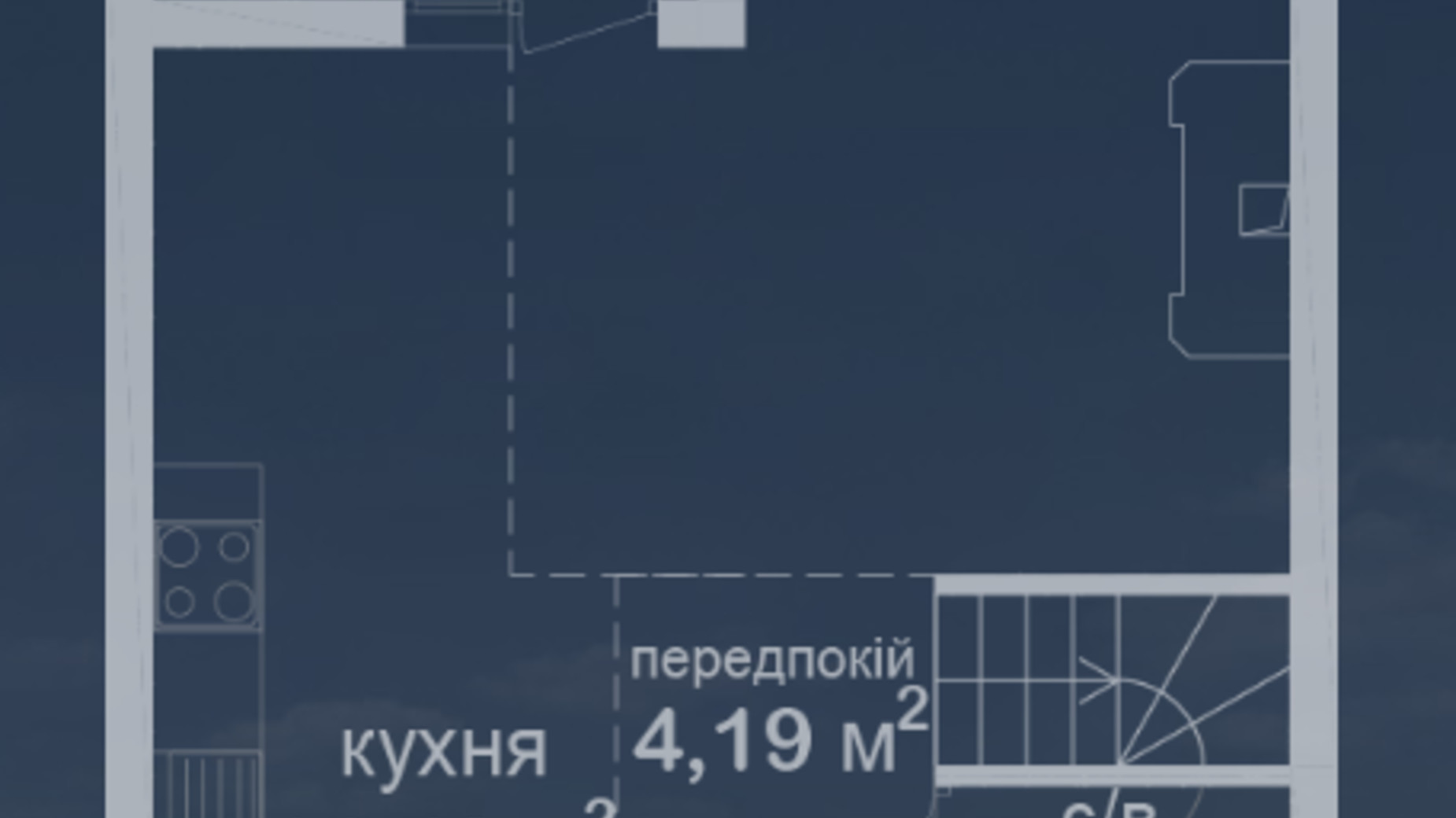 Планування багато­рівневої квартири в ЖК Феофанія City 112.48 м², фото 663188