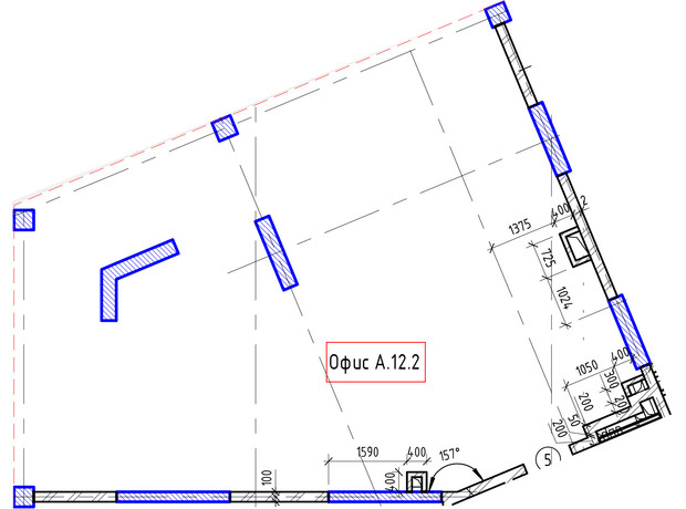 ЖК ITown: планування приміщення 89.05 м²