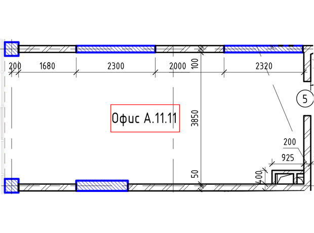 ЖК ITown: планировка помощения 32.87 м²