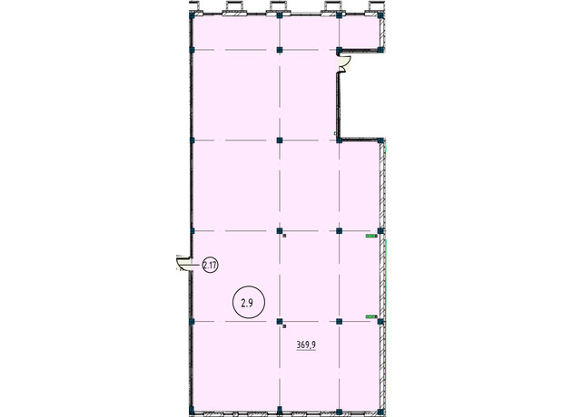 ЖК Ришельевский Пассаж: планировка помощения 370.1 м²