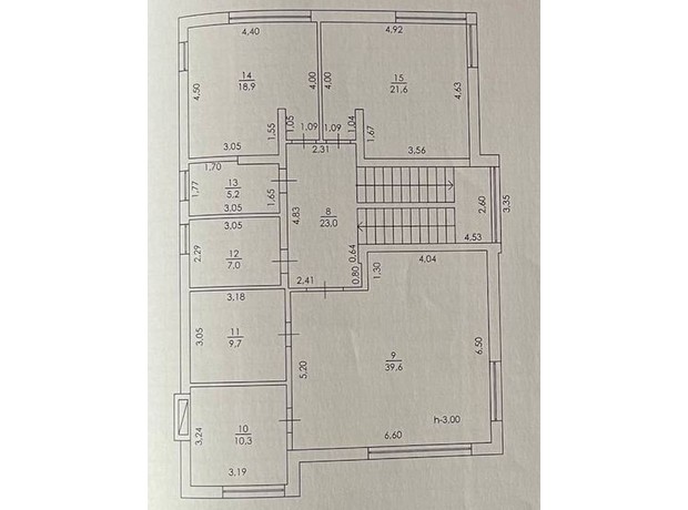 КГ Форест: планировка 4-комнатной квартиры 270 м²