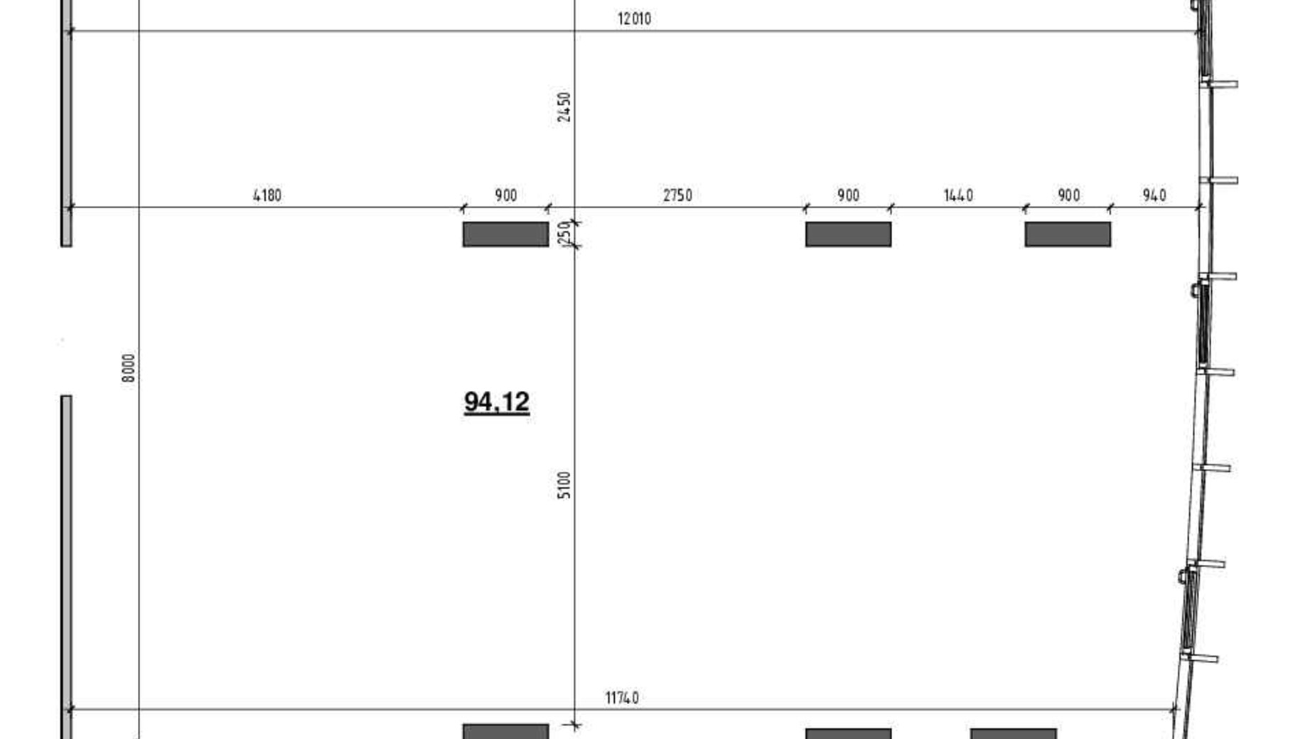 Планировка помещения в ЖК Шенген 94.12 м², фото 670538