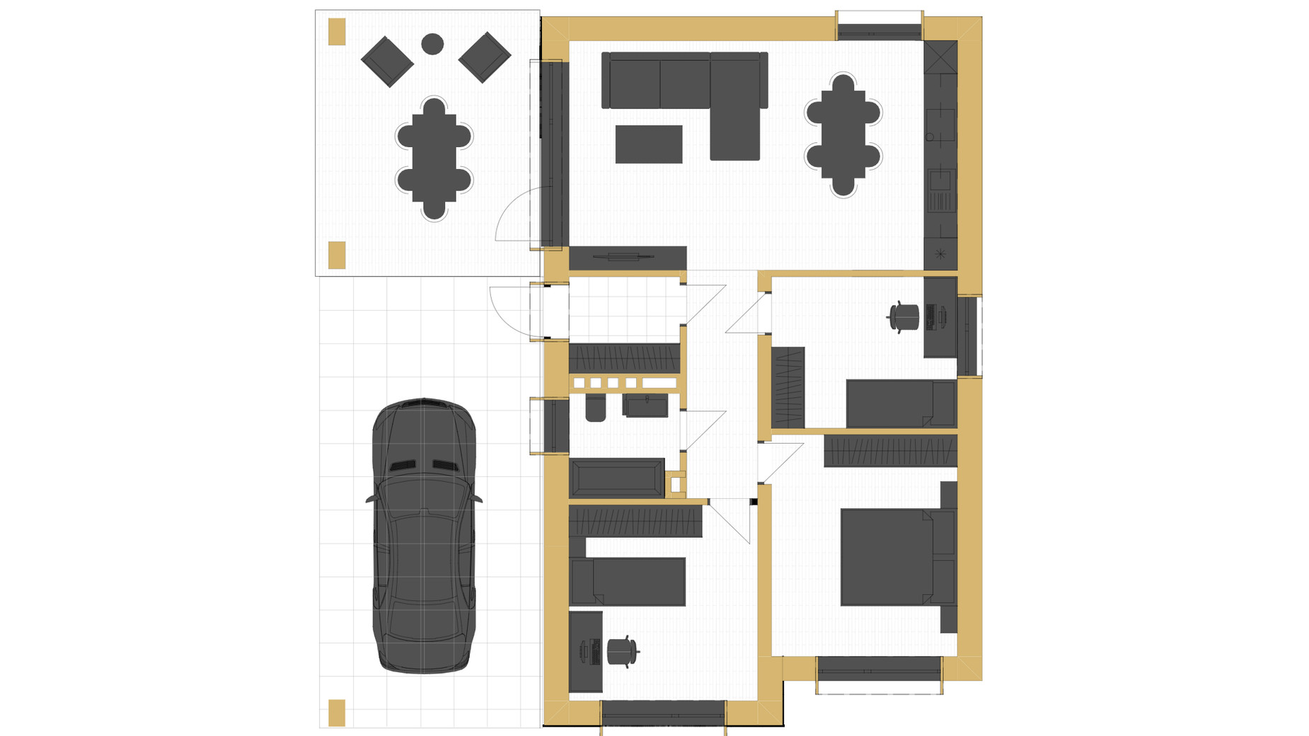 Планування котеджу в КМ Soho  133 м², фото 675952