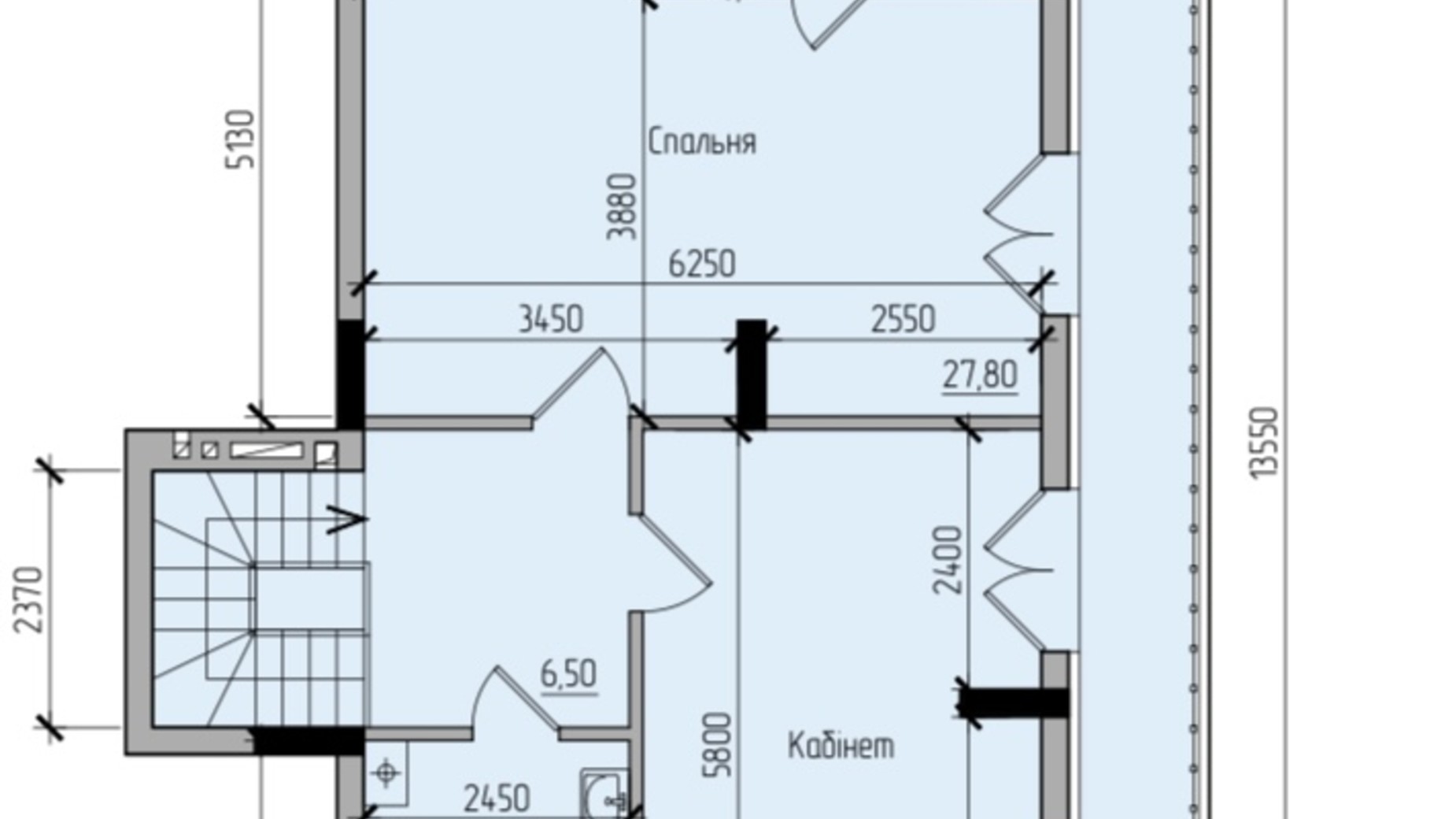 Планування 4-кімнатної квартири в ЖК Comfort Hall 150.9 м², фото 677655