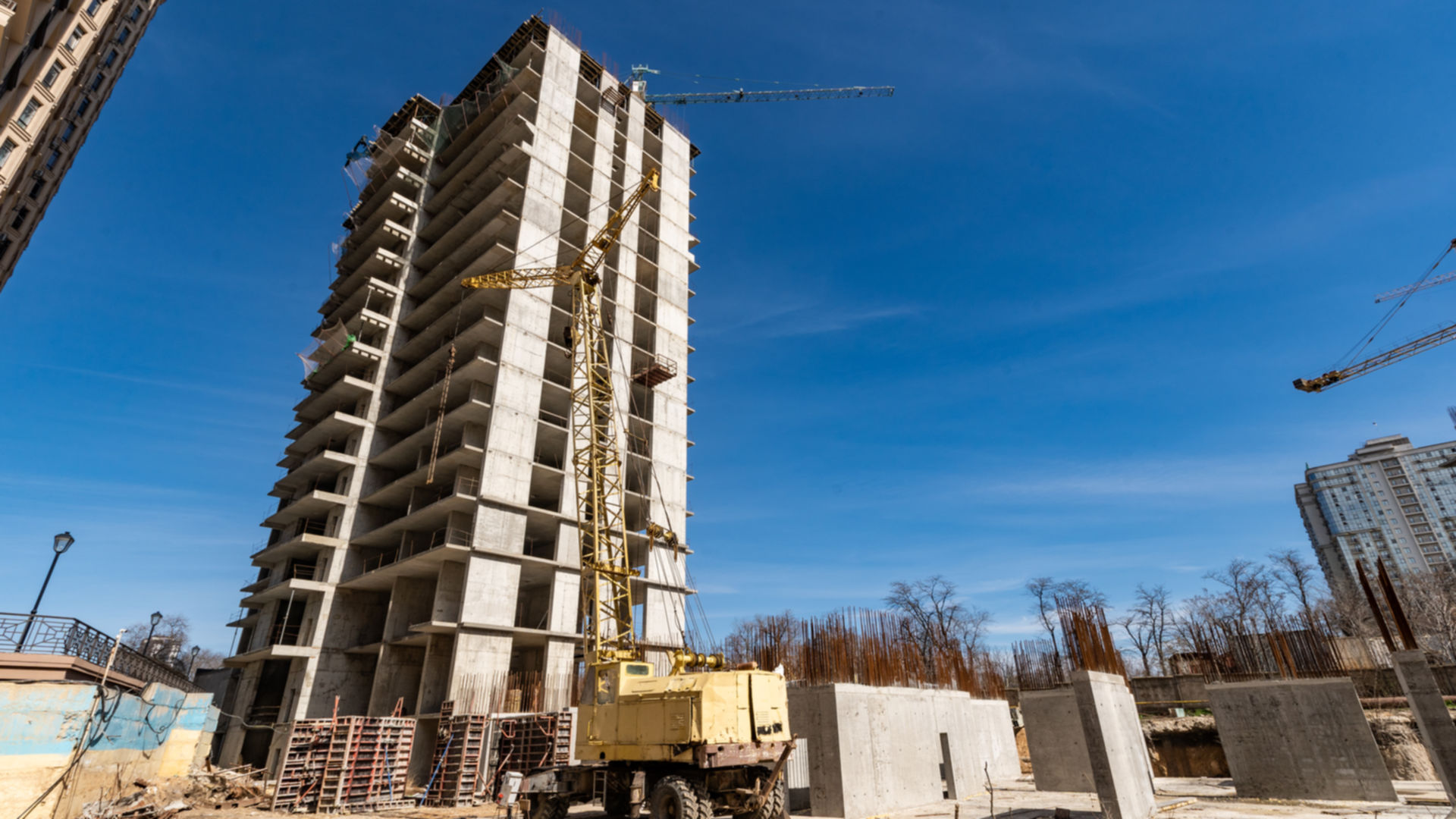 Состоянием на апрель 2024 года БЦ PlatOn ход строительства фото 679101