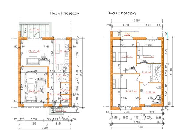 КМ EffectHOME 12: планування 3-кімнатної квартири 144 м²