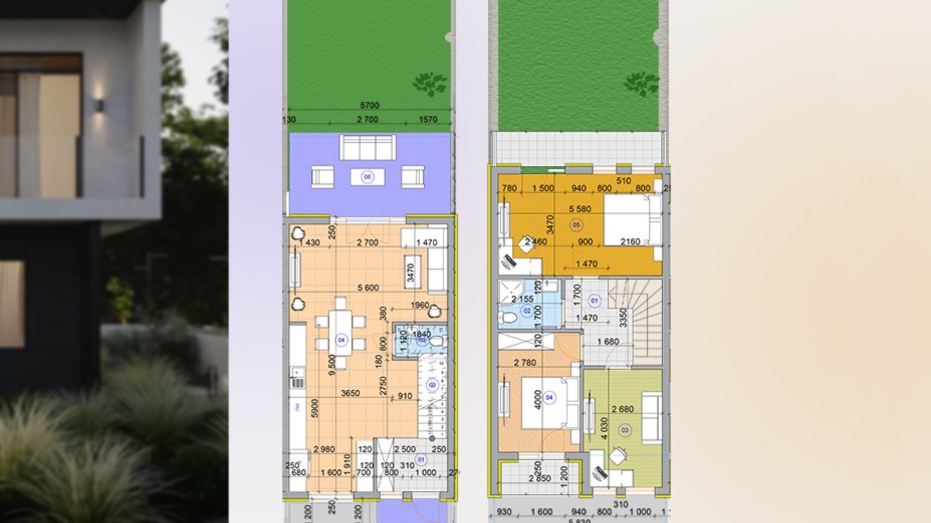 Планировка таунхауса в КГ Valley Rest 100 м², фото 681957