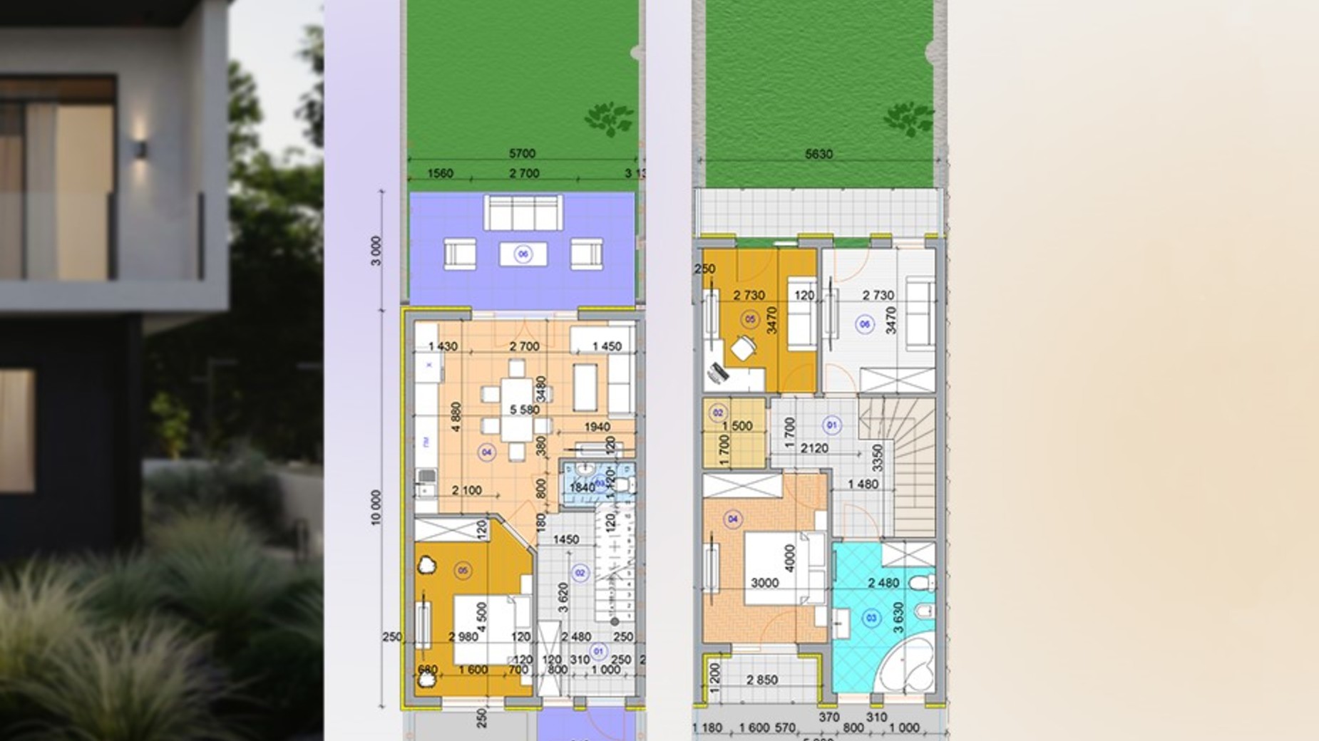 Планировка таунхауса в КГ Valley Rest 100 м², фото 681958