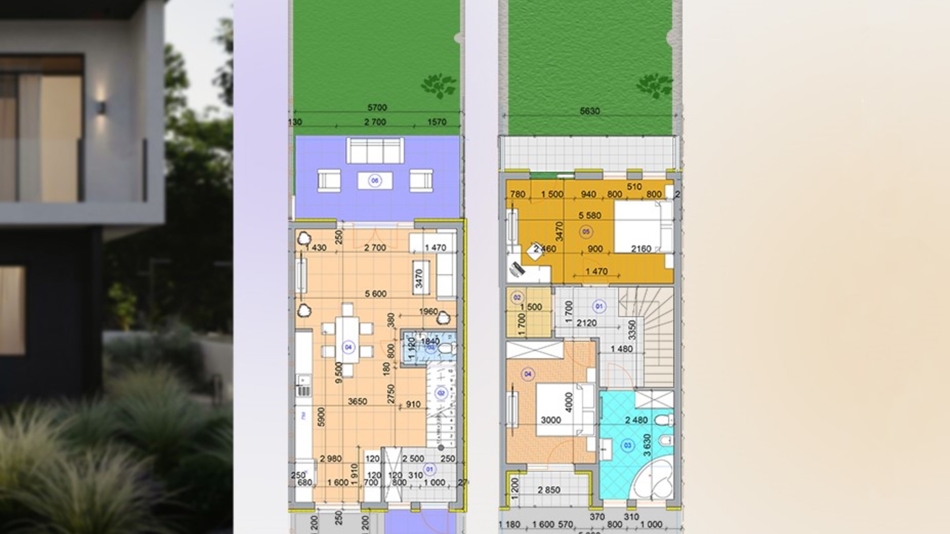 Планування таунхауса в КМ Valley Rest 100 м², фото 681960