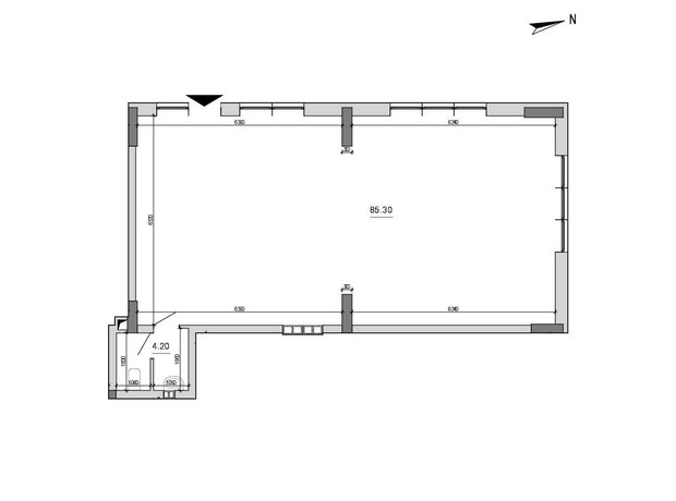 ЖК Forward: планировка помощения 89.5 м²