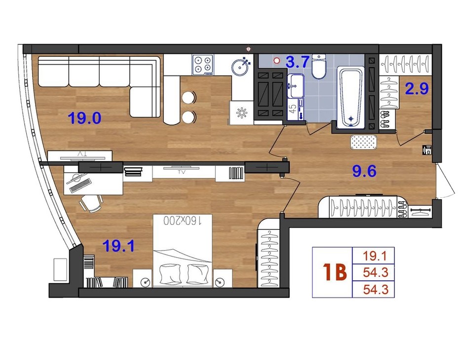 ЖК SunCity планировка 5 ЖК SunCity планировка 5