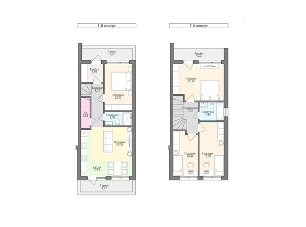 КГ ул. Макаровская 37/1: планировка 4-комнатной квартиры 118 м²