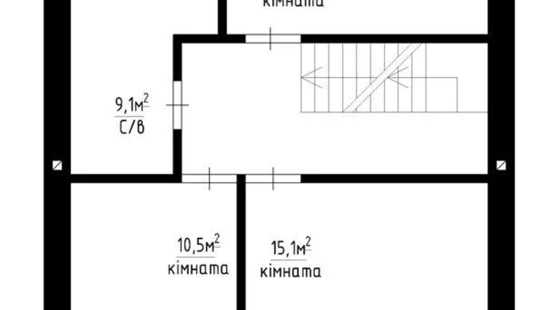 Планування котеджу в КМ Дубовий Гай: Сімейний 100 м², фото 690712