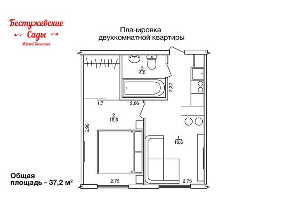 ЖК Бестужевские сады планировка 12 ЖК Бестужевские сады планировка 12