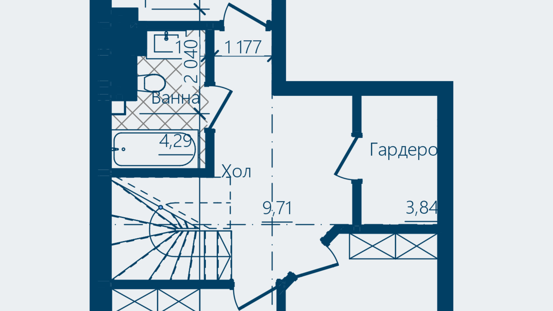 Планировка 5-комнатной квартиры в ЖК Престижный 2 154.62 м², фото 693107
