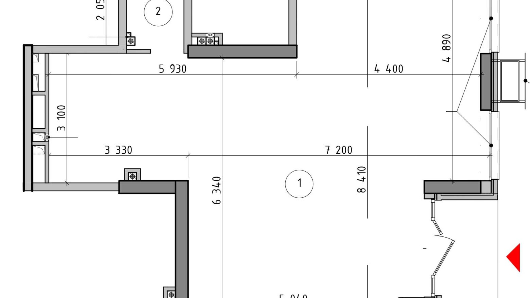 Планировка помещения в ЖК Оптимісто 67.59 м², фото 693375