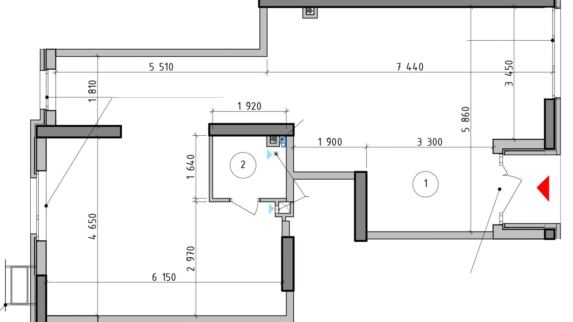 Планировка помещения в ЖК Оптимісто 67.59 м², фото 695233