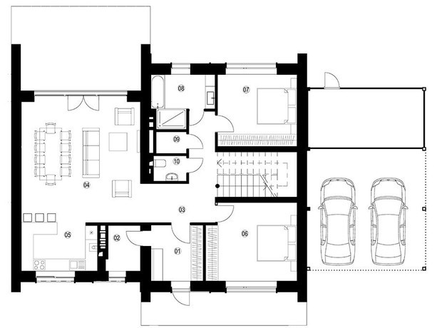КГ Bellaggo: планировка 4-комнатной квартиры 196.5 м²