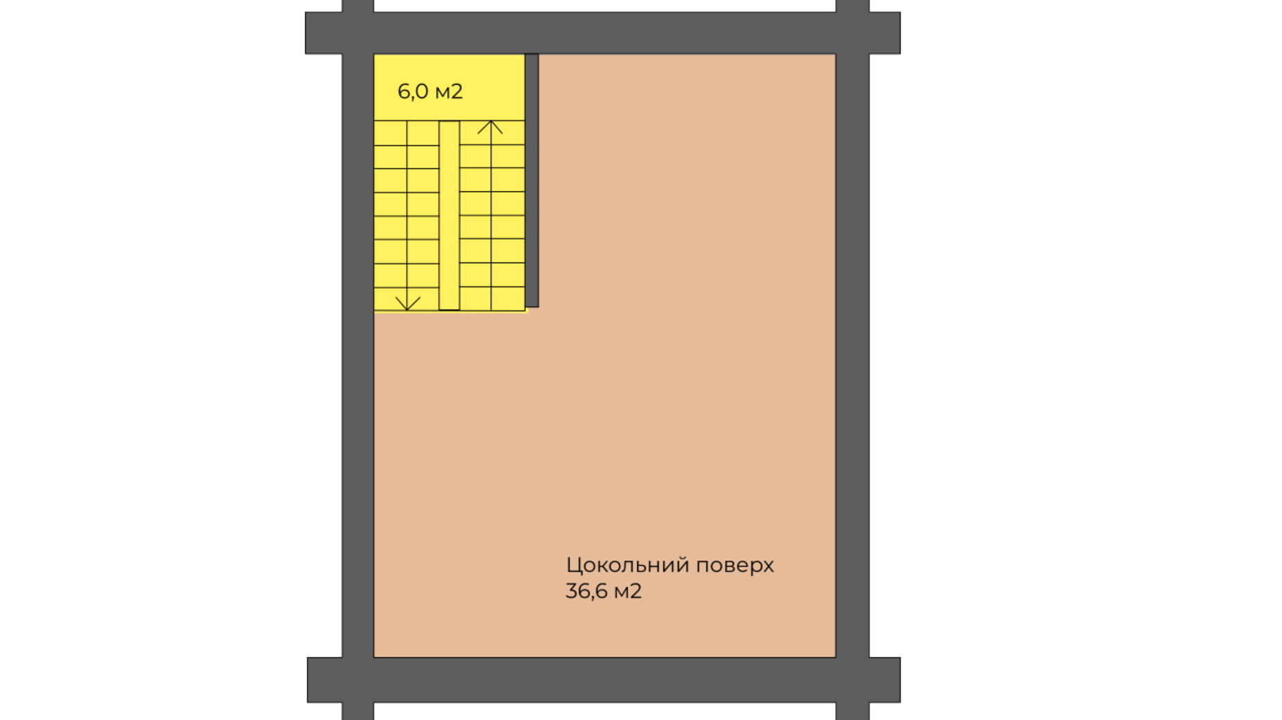 Планировка таунхауса в Таунхаус Premium Space 116.5 м², фото 700183