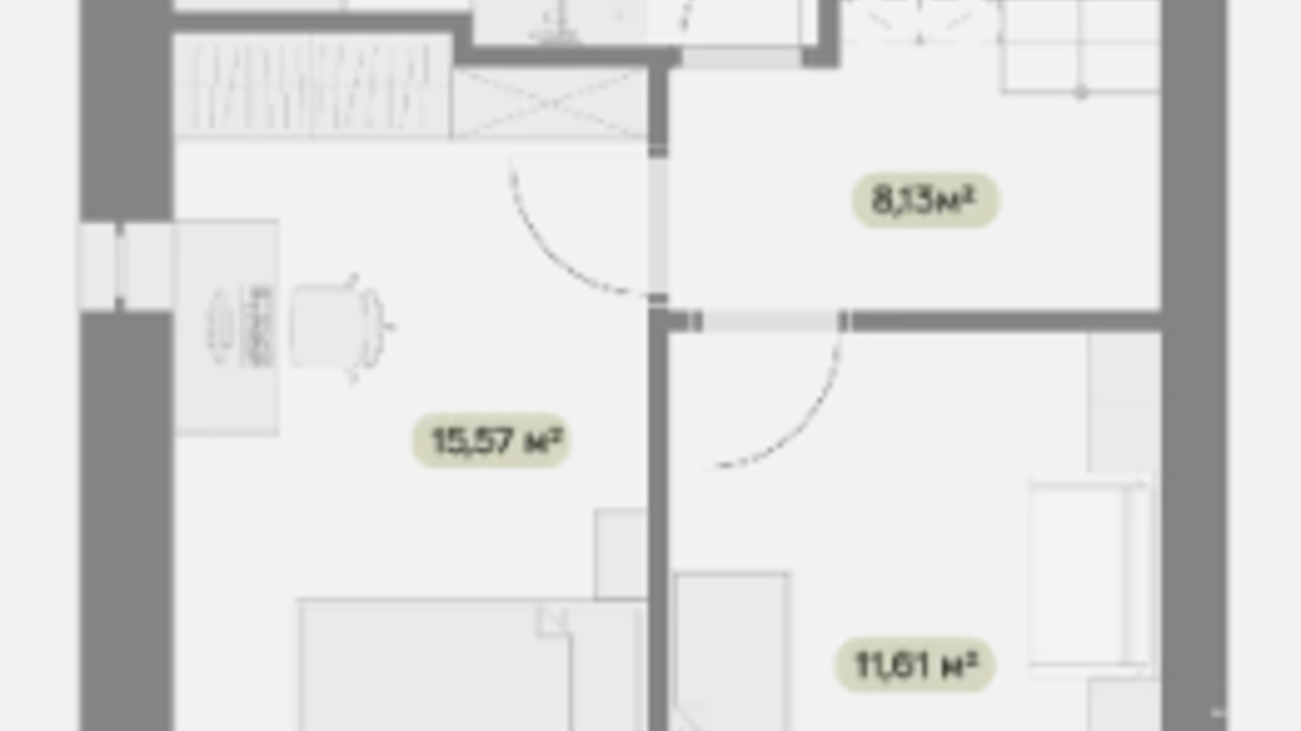 Планування таунхауса в Таунхаус Скандинавія 86 м², фото 701635