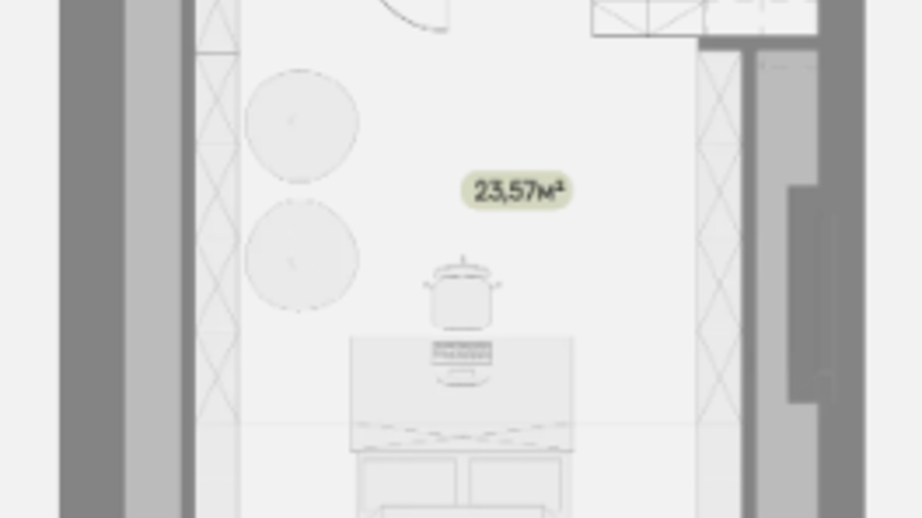Планировка таунхауса в Таунхаус Скандинавия 86 м², фото 701636