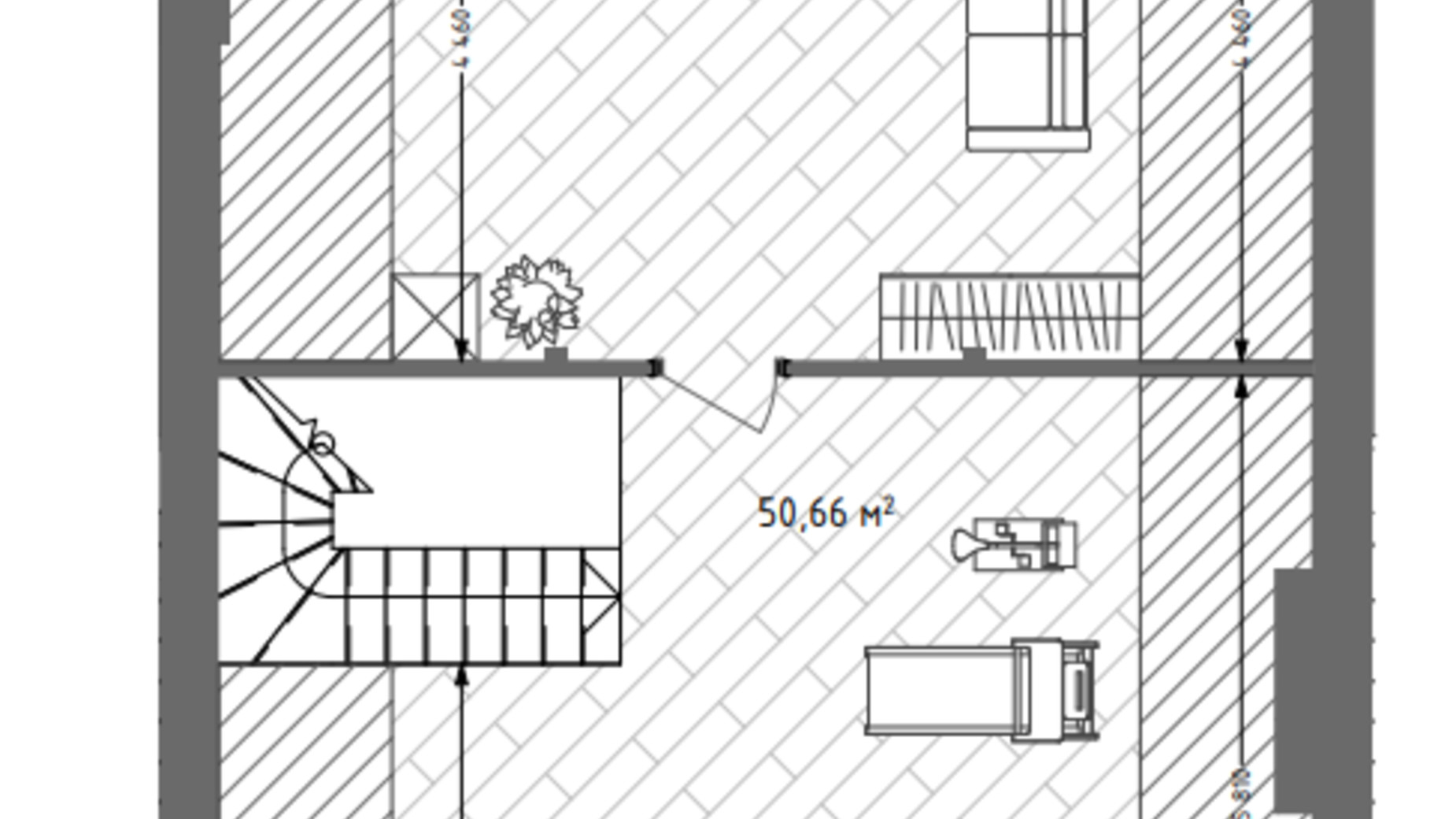 Планировка таунхауса в КГ Lagom 125 м², фото 702035