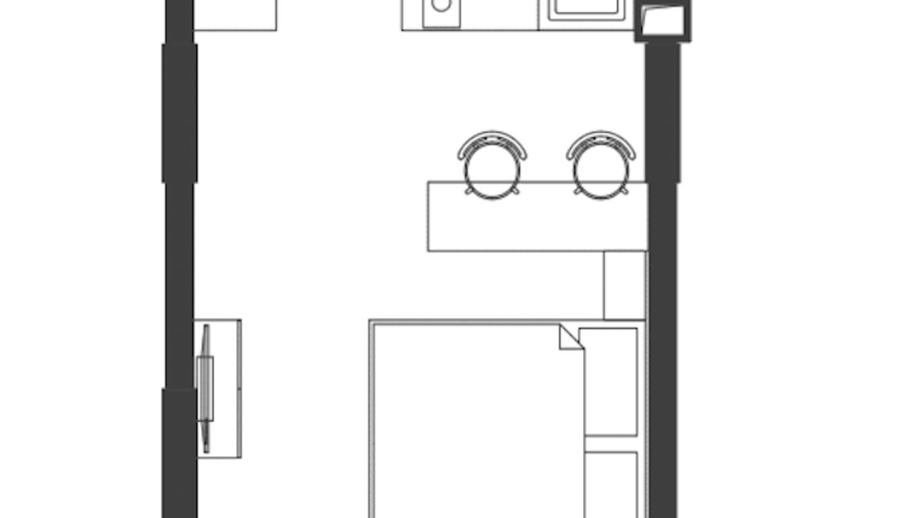 Планування смарт квартири в ЖК Nagirniy House 27.25 м², фото 709289