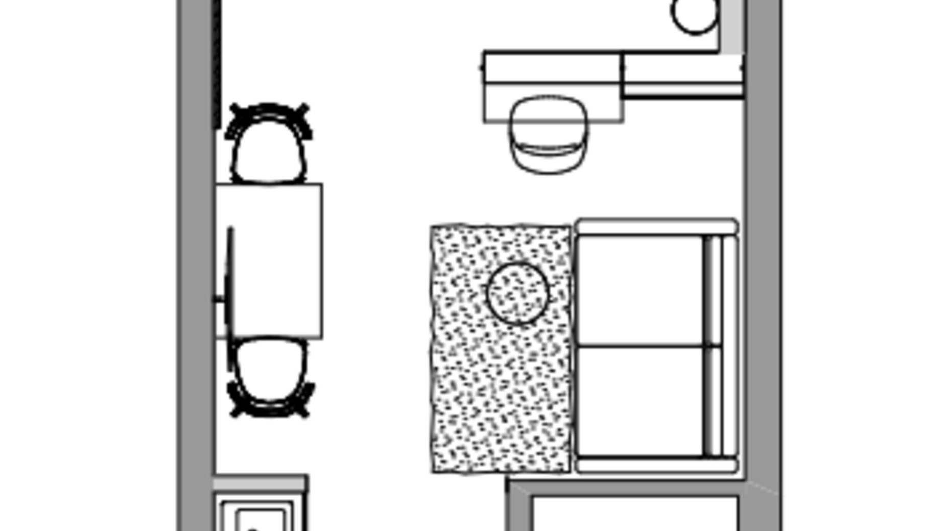 Планування апартаментів в Апарт-комплекс Kristal Plaza 29.9 м², фото 711849