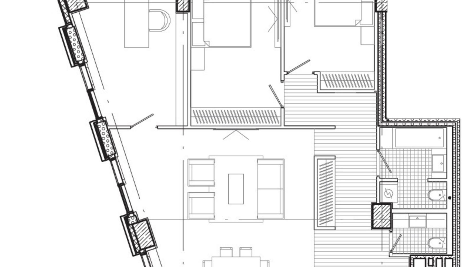 Планировка 1-комнатной квартиры в МФК Ermolaev Center 139.71 м², фото 714655