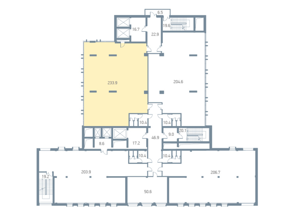 БЦ LEVEL планировка 16 БЦ LEVEL планировка 16