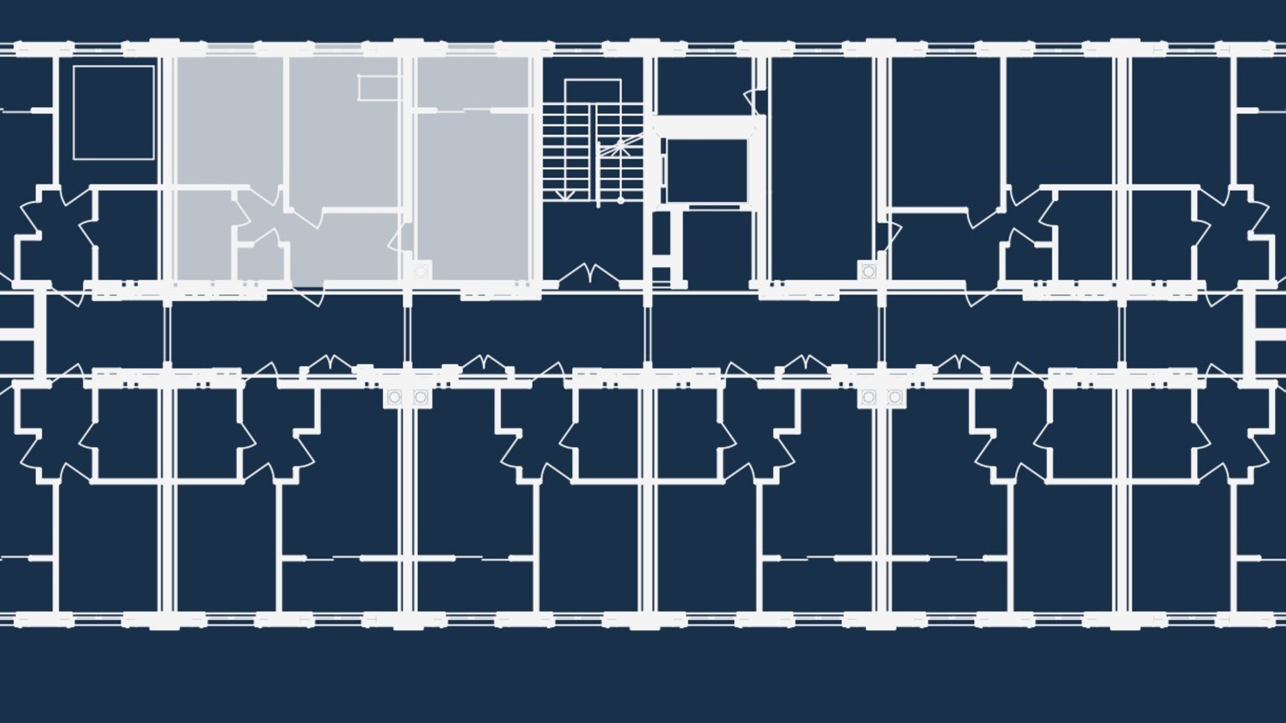 Планировка 2-комнатной квартиры в ЖК Oxford 61.68 м², фото 721363