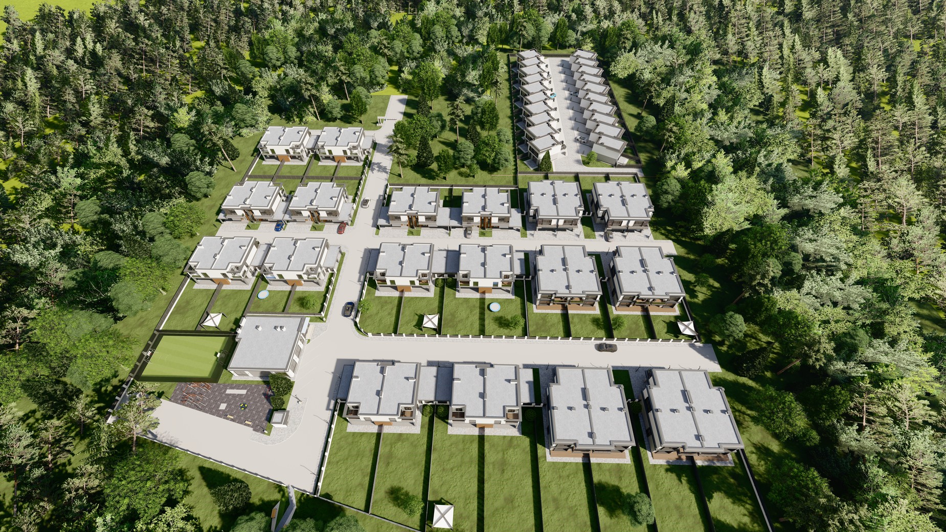 Дуплекс Stone Village  генплан 721616