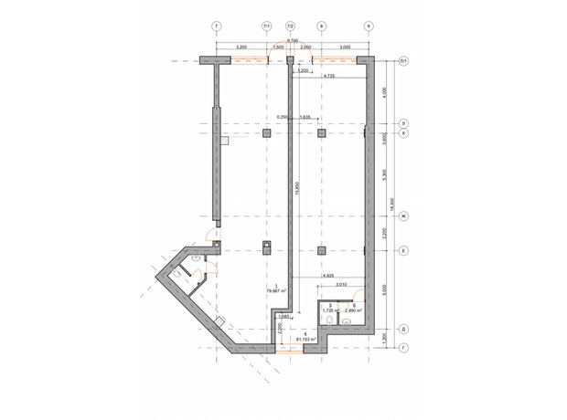 ЖК Новоградский: планировка помощения 147 м²