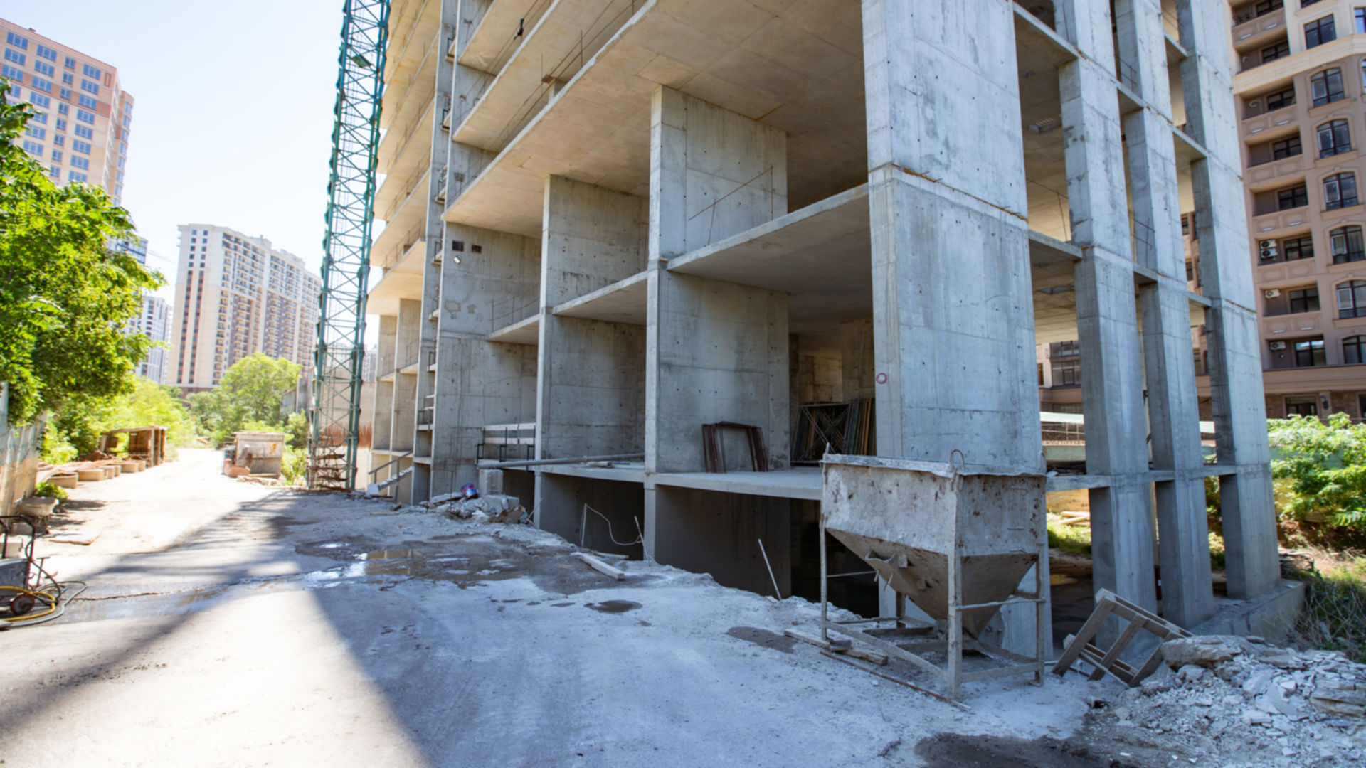 Состоянием на июль 2024 года БЦ PlatOn ход строительства фото 726344