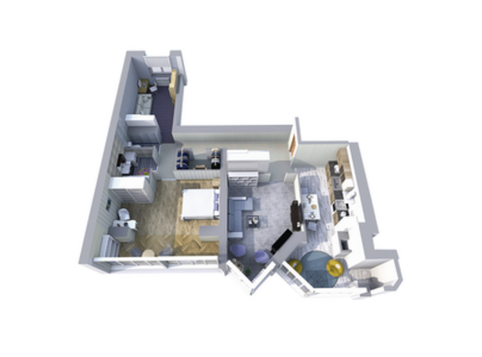 ЖК Sofia Residence планировка 19 ЖК Sofia Residence планировка 19